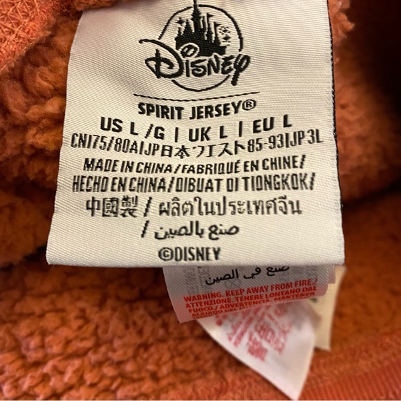 Disney Spirit Jersey Disneyland Fuzzy Joggers Size Large - Picture 3 of 6